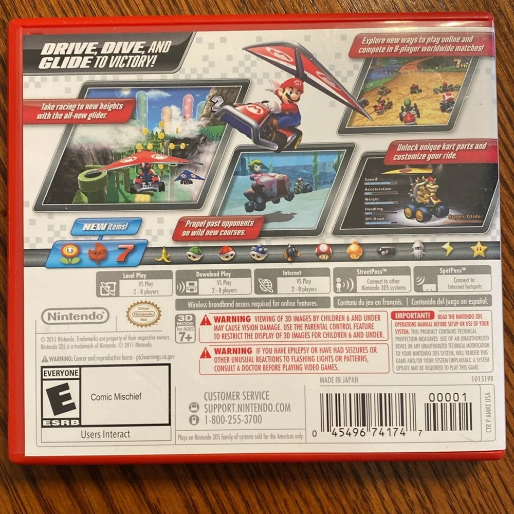 Mariokart 7 Nintendo 3DS